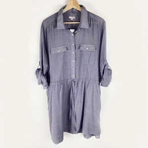 Chambray Dress Tunic | GAP | Size L